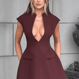 Vestido Mini Suri - Marrom