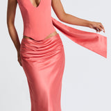 Cachecol Sybil - Rosa Coral