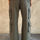 Calças Cargo Tinashe - Caqui