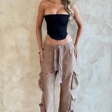 Calças Cargo Tinashe - Bege