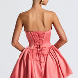 Vestido Mini Trinity - Rosa Coral