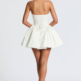 Vestido Mini Trinity - Marfim