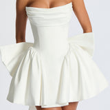 Vestido Mini Trinity - Marfim
