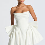 Vestido Mini Trinity - Marfim