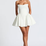 Vestido Mini Trinity - Marfim