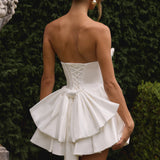 Vestido Mini Trinity - Marfim