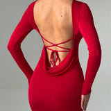 Vestido Mini Una - Vermelho