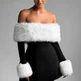 Vestido Mini Villanelle - Preto/Branco
