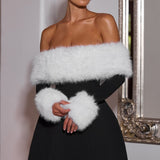 Vestido Mini Villanelle - Preto/Branco