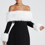 Vestido Mini Villanelle - Preto/Branco