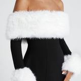 Vestido Mini Villanelle - Preto/Branco
