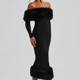 Vittoria Midi Dress-Preto