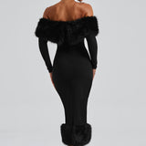 Vittoria Midi Dress-Preto