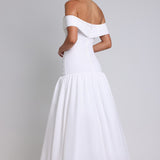 Vestido Wilhelmina Midaxi - Marfim