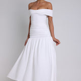 Vestido Wilhelmina Midaxi - Marfim
