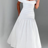 Vestido Wilhelmina Midaxi - Marfim