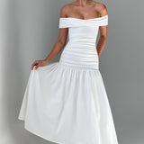 Vestido Wilhelmina Midaxi - Marfim