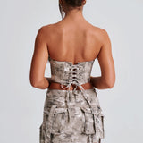 Corset Yasie - Estampa Camo