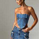 Corset Yasie - Lavagem Escura