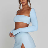 Zima Skort - Azul Bebê