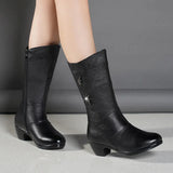 Botas Elegantes Rafaela em Couro Premium
