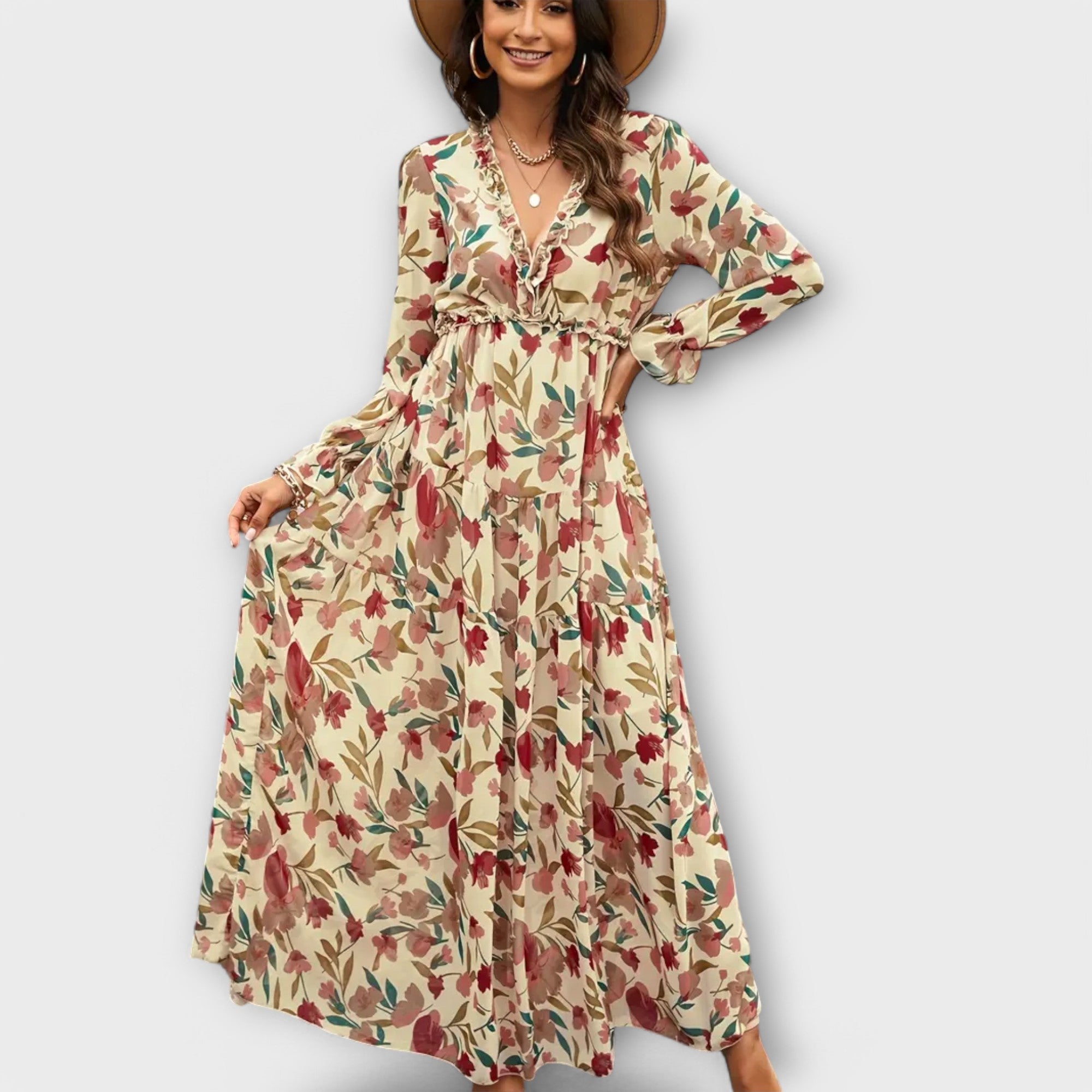 Ynah | Vestido Maxi Elegante
