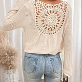 Estilo | Suéter Tricotado Trendy com Detalhe nas Costas