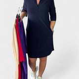 Patricia - Vestido pólo confortável