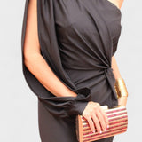 Rosa - Vestido de um ombro