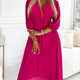 Andreia - Vestido Elegante com Decote em V