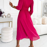 Andreia - Vestido Elegante com Decote em V