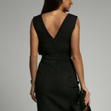 Teresa - Vestido de cocktail com pregas