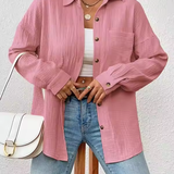 Camisa oversized Sofia leve e versátil