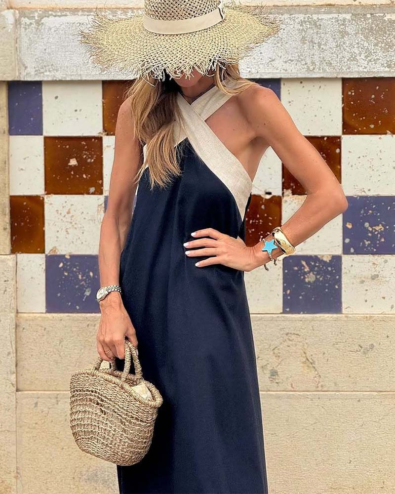 Zara - Vestido Elegante Sem Costas