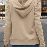 Hoodie Bella Branco com Mangas Franzidas e Estilo Casual Chic