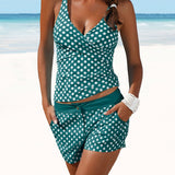 Erna™ - Zwei-Teiliger Badeanzug mit Punkten