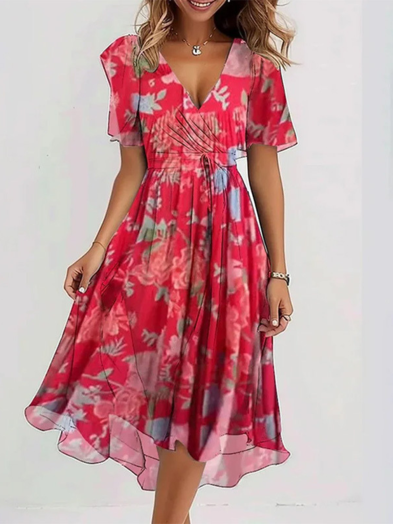 Matilda™ | Vestido de Verão com Cobertura para Barriga