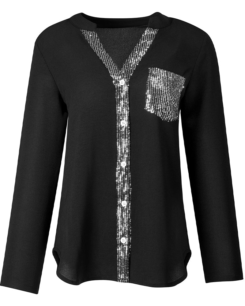 Ana - Blusa casual com botões