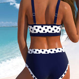 Hannah™ - Biquíni Patchwork com Cintura Alta