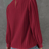 Por Olivia | Blusa Feminina com Mangas de Lanterna