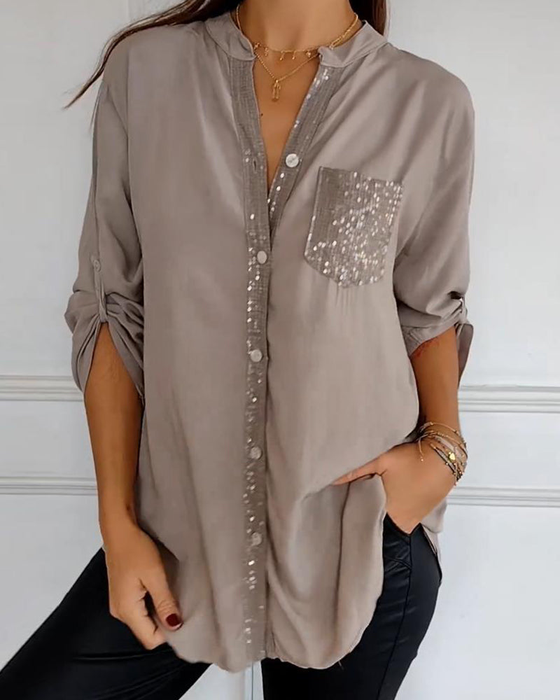 Ana - Blusa casual com botões
