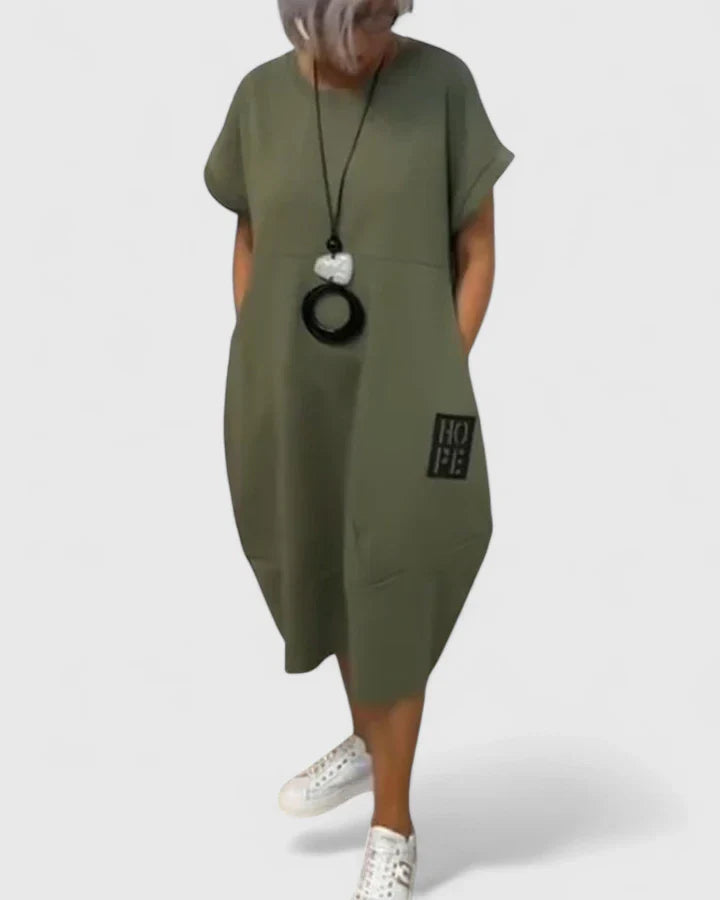 Thalyssiah | Vestido Midi Confortável