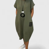 Thalyssiah | Vestido Midi Confortável