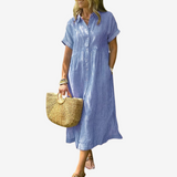 Vestido Camila leve e descontraído