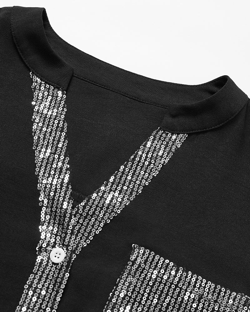 Ana - Blusa casual com botões