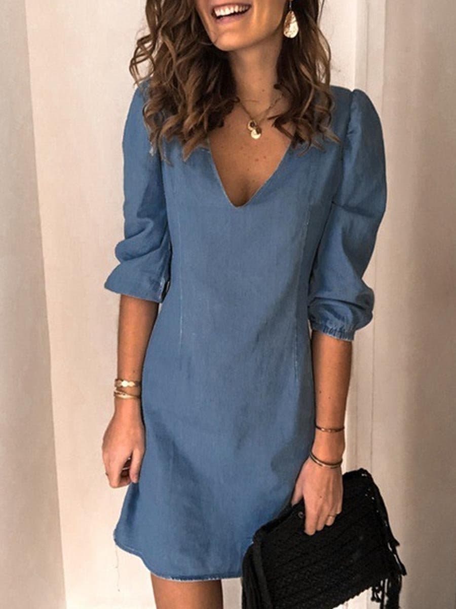 Vestido Casual de Jeans