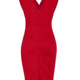 Teresa - Vestido de cocktail com pregas