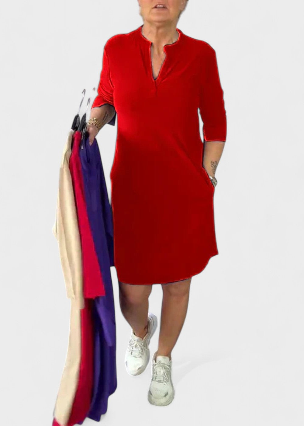 Patricia - Vestido pólo confortável