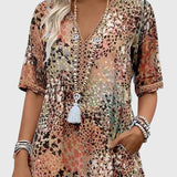 Yvonna™ | Vestido Midi Floral Elegante