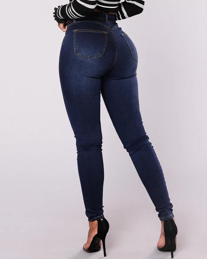 Marion™ - Vaqueros pitillo de cintura alta y estilo